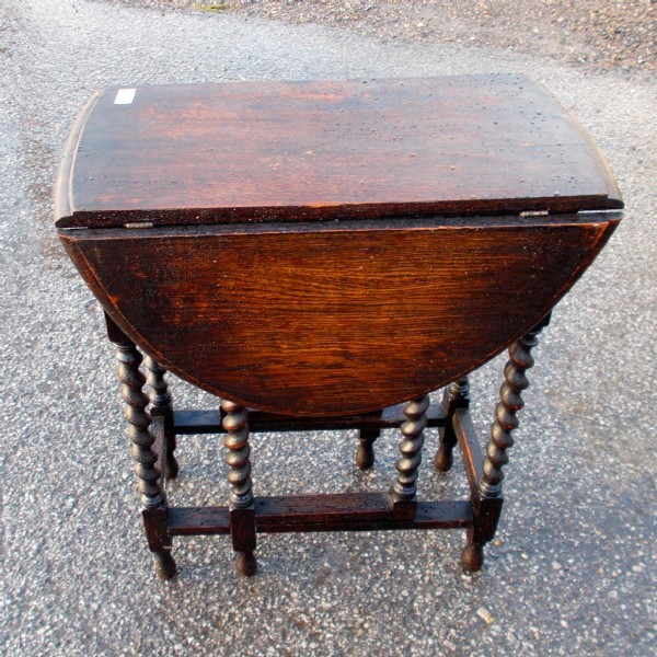 Furniture Restoration Perth - oak gateleg table - South Perth Antiques ...