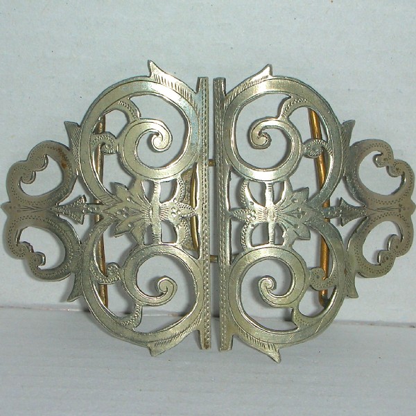pierced ladies belt buckle 
