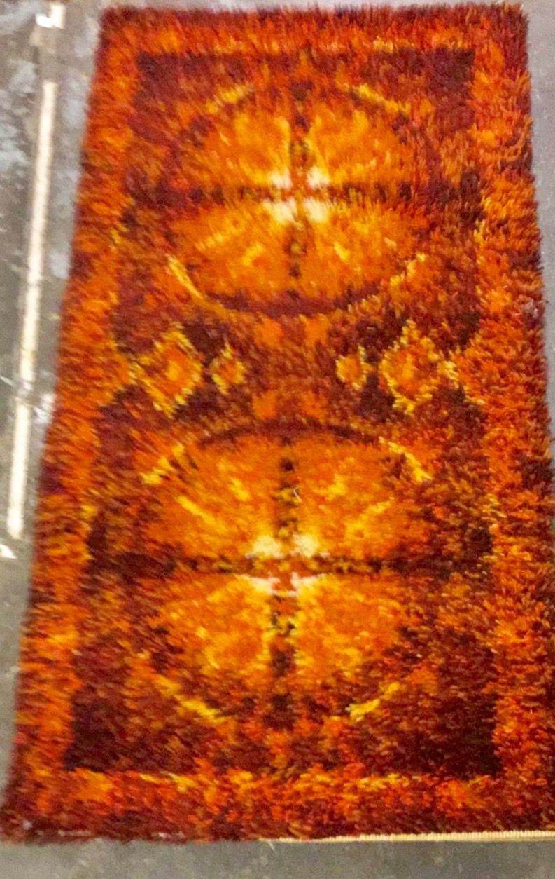 A Vintage Scandinavian Rya Rug South Perth Antiques & Collectables