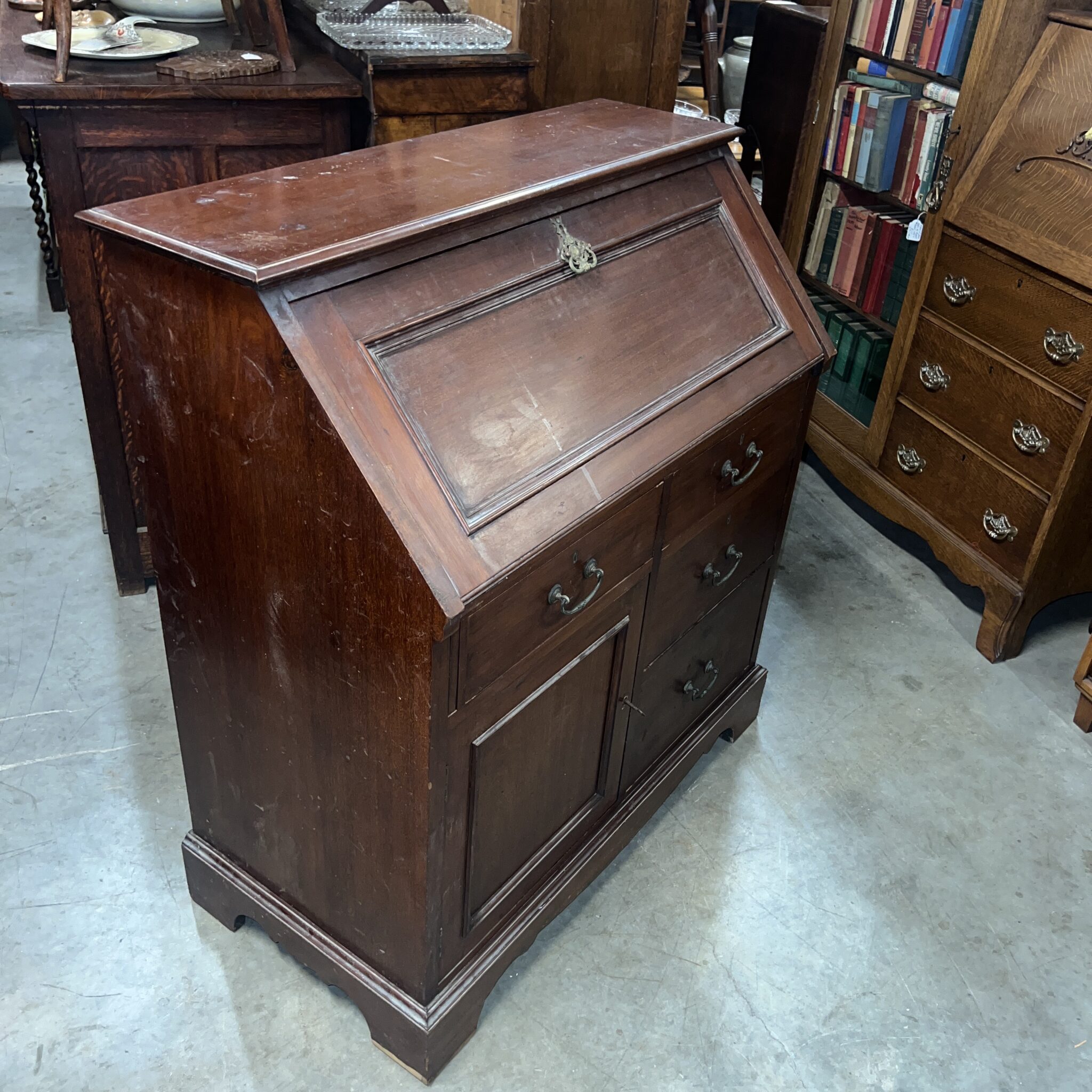 Australian Cedar bureau South Perth Antiques & Collectables