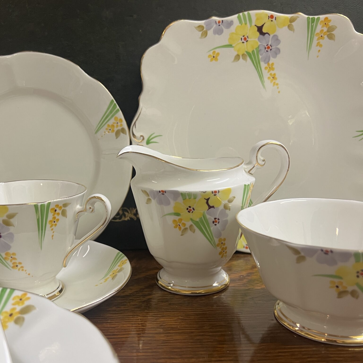 Stunning Antique Art Deco Tea Set Value image
